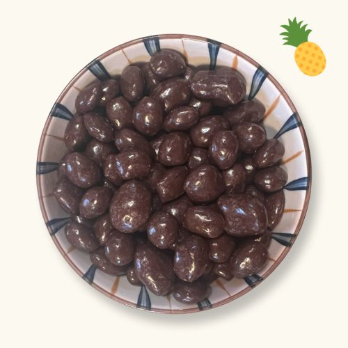 Étcsokoládés kandírozott ananász drazsé 400g