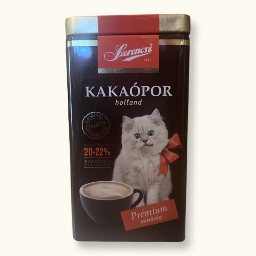 Szerencsi - Fémdobozos Holland kakaópor 20-22% zsírtartalommal 150g